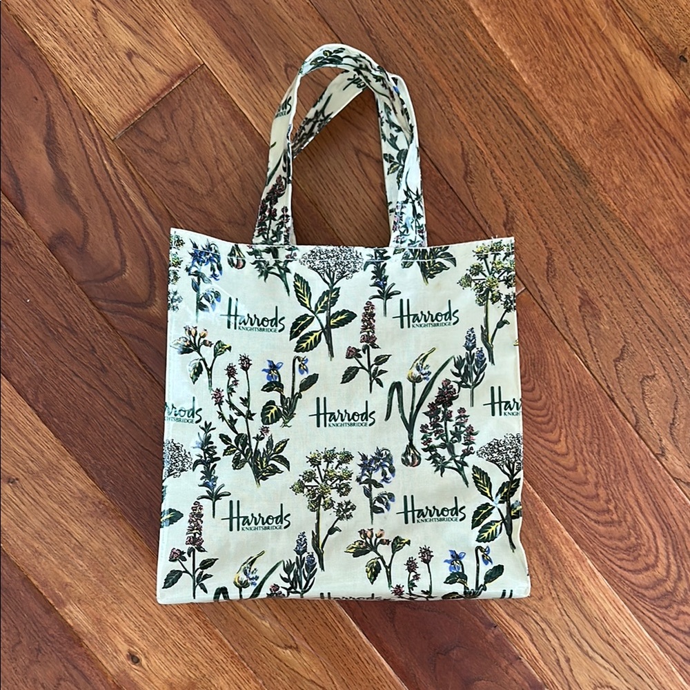 Harrods Botanical Print  Tote